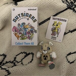 Kidrobot Outsiders Series 4 Geiger Blind Box Figure